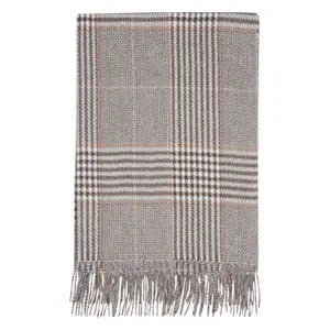 Fringed Scarf with Color Interlacing for Women COMMA image-5