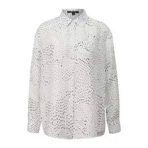 Women's Long Sleeve Printed All-Over Ramie Blouse COMMA image-0