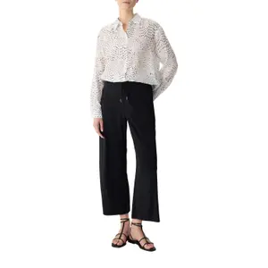 Women's Long Sleeve Printed All-Over Ramie Blouse COMMA image-6