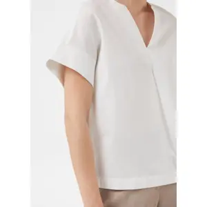 Casual Cut Blouse with Tunic Collar for Women COMMA image-3