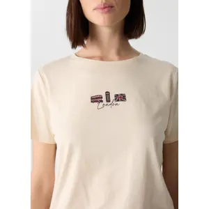 Women's Artistic Pattern T-Shirt COMMA image-3