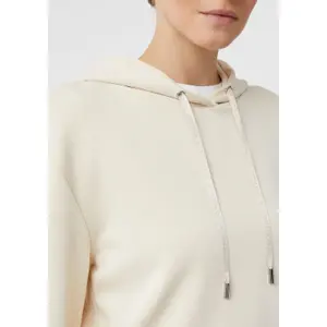 Women's Oversized Scuba Fabric Hoodie COMMA image-3