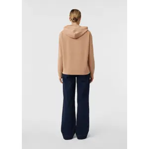 Women's Oversized Scuba Fabric Hoodie COMMA image-4