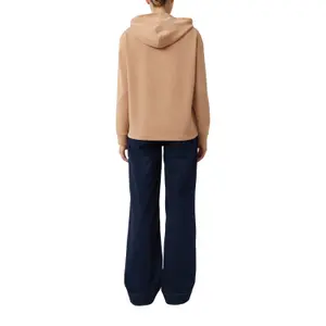 Women's Oversized Scuba Fabric Hoodie COMMA image-5