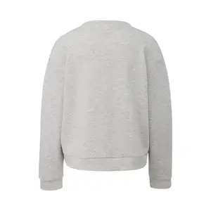3D Raised Appliqué Sweatshirt with Round Neck for Women COMMA image-1