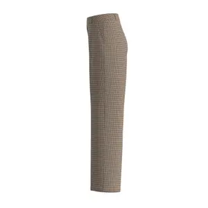 Women's Check Pattern Straight Leg Trousers COMMA image-6