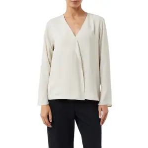Classic Fluid Blouse in Premium Fabric Women COMMA image-2