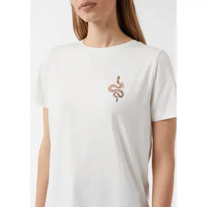 Women's Front Print T-Shirt COMMA image-3