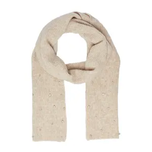 Soft Scarf Adorned with Gemstones Women COMMA image-1