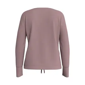 Modern Lace-Up Sweatshirt with Artistic Print Women COMMA image-1