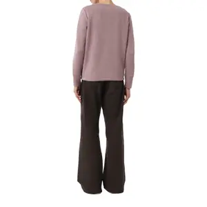 Modern Lace-Up Sweatshirt with Artistic Print Women COMMA image-5