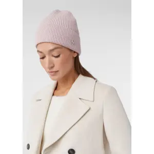 Knitted Beanie with Tag Women's COMMA image-5