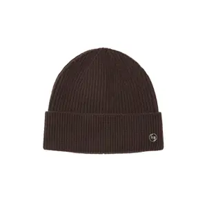 Knitted Beanie with Tag Women's COMMA image-2