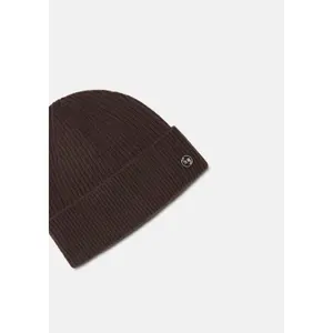 Knitted Beanie with Tag Women's COMMA image-3