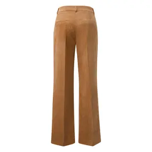 Women's corduroy wide leg Trousers COMMA image-1