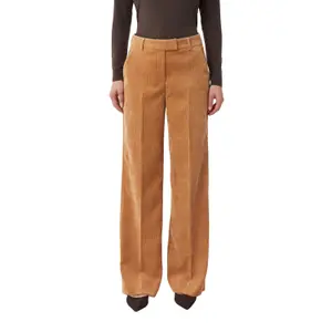 Women's corduroy wide leg Trousers COMMA image-2