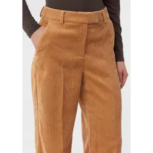 Women's corduroy wide leg Trousers COMMA image-3