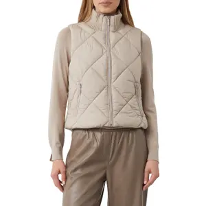 Women's Sleeveless High Collar Jacket COMMA image-2