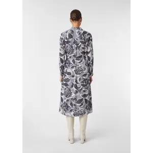 Shirt Dress with Button Placket and Adjustable Width for Women COMMA image-4