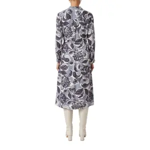 Shirt Dress with Button Placket and Adjustable Width for Women COMMA image-5