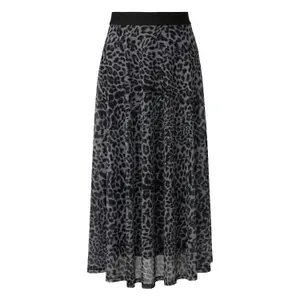 Printed Knit Skirt Women's COMMA Midi image-0