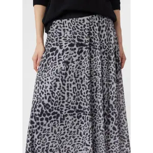 Printed Knit Skirt Women's COMMA Midi image-3