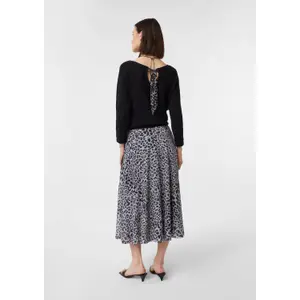 Printed Knit Skirt Women's COMMA Midi image-4