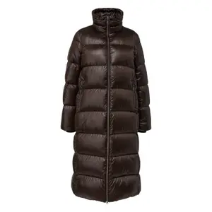 Doudoune long en duvet et plumes aspect scintillant coupe en H femme COMMA