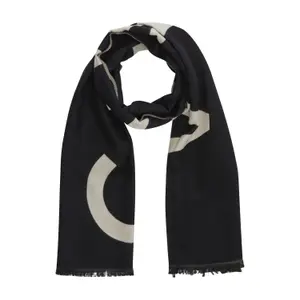 Reversible Viscose Blend Scarf for Women COMMA image-0