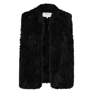 Women's Knitted Faux Fur Gilet COMMA image-0