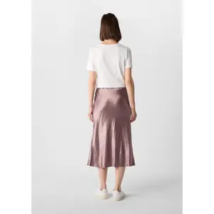 Satin Skirt for Women COMMA Midi image-4