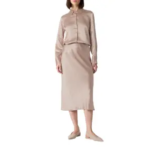Satin Skirt for Women COMMA Midi image-2