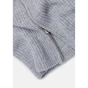 Women's Roll Neck Scarf with Zip Closure COMMA image-4