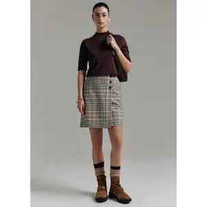 Fitted Knit Crop Top for Women COMMA image-5