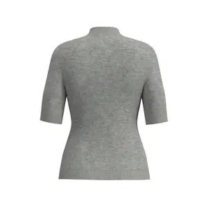 Fitted Knit Crop Top for Women COMMA image-1