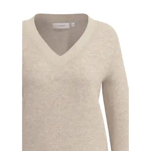 Women's knitted polo collar COMMA image-4