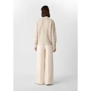 Women's Open Structure Sequin and Lurex Cardigan COMMA image-4