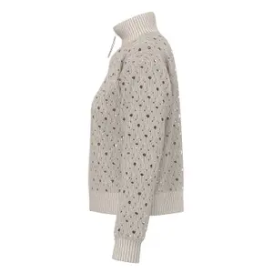 Women's Open Structure Sequin and Lurex Cardigan COMMA image-6