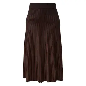 Pleated skirt for women COMMA Midi image-0