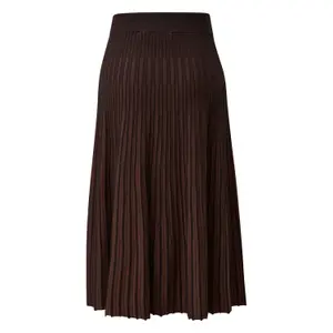 Pleated skirt for women COMMA Midi image-1