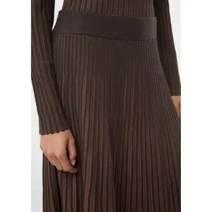Pleated skirt for women COMMA Midi image-3