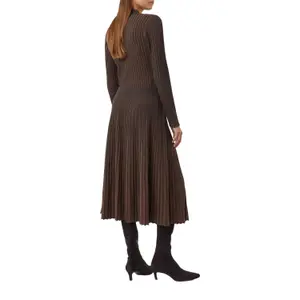 Pleated skirt for women COMMA Midi image-5