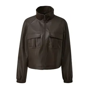 Veste courte d'intérieur en similicuir femme COMMA