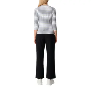 Women’s Slim Fit 3/4 Sleeve Striped T-Shirt COMMA image-5
