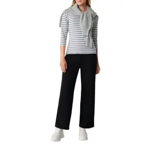Women’s Slim Fit 3/4 Sleeve Striped T-Shirt COMMA image-6