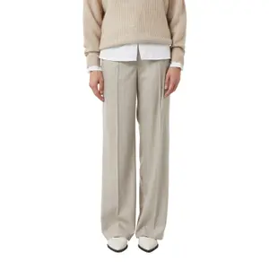Marlène Style Striped Tennis Trousers with Shaped Waistband for Women COMMA image-2