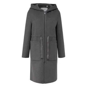 Women's Double-Faced Wool-Look Hooded Parka COMMA image-0