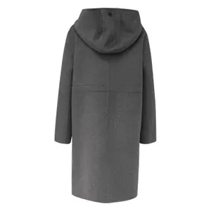 Women's Double-Faced Wool-Look Hooded Parka COMMA image-1