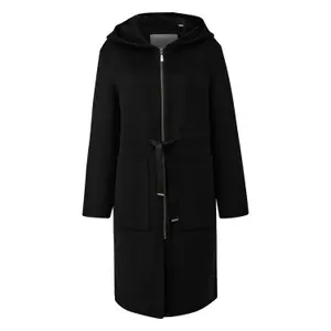 Women's Double-Faced Wool-Look Hooded Parka COMMA image-0