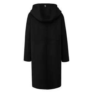 Women's Double-Faced Wool-Look Hooded Parka COMMA image-1